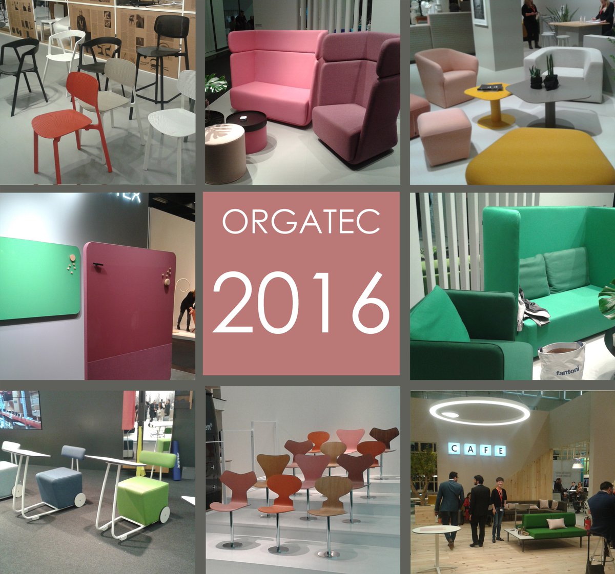AlineBrowers's tweet photo. Some impressions from @ORGATEC last week. Spotted some great new products. @fritzhansen @vitra #mitab #softline #lintex https://t.co/v0DSSE44U2
