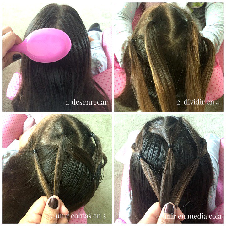 WeAllGrowLatina's tweet photo. Undecided about tomorrow's hairstyle? @notasdemama shares a simple tutorial to get you started https://t.co/ZLskyB412J #TangleTalk https://t.co/RCZAn0e2Rn