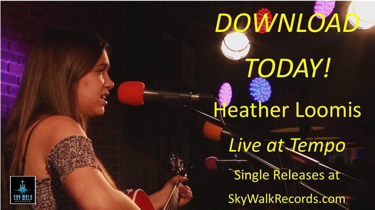 SkywalkRecords's tweet photo. Exclusive! Heather Loomis just released two singles from her amazing Live performance at Tempo! Available only at https://t.co/ED2g3uAXly! https://t.co/fwAdzde5Xz
