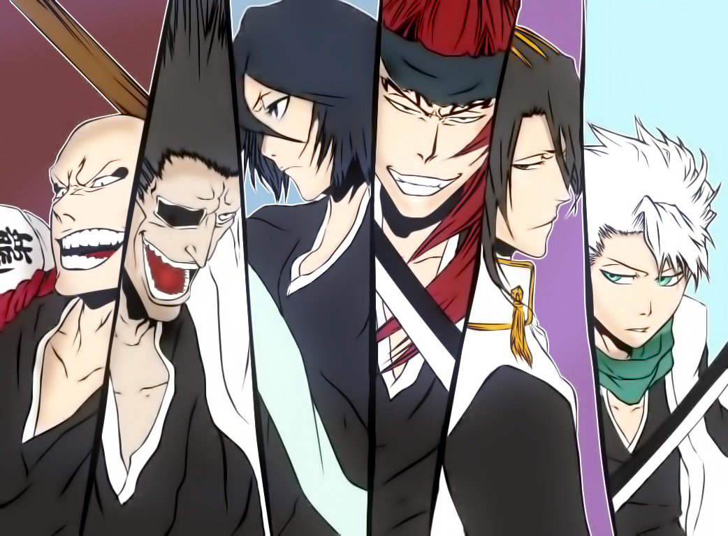 Abdullah_a091's tweet image. #تلويني ل روكيا + زاراكي + ايكاكو + بياكيا + توشيرو اخذ مني جهد &quot;\ 
قبل + بعد التلوين 
#كلنا_ملونين #blaech #انمي