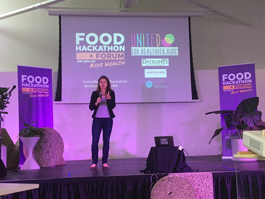 So proud to have <a href="/foodsystem6/">Foodsystem6</a> as a partner  <a href="/foodhackathon/">Food Hackathon</a> focused on kid's health! Thank you Sarah Williams! #U4HK