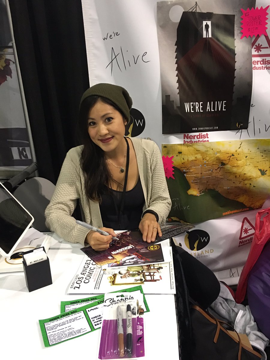 WereAlive's tweet photo. It may be last minute but @constanceparng is here! Stop by on your way out of @StanLeeComicCon ! https://t.co/rT2QlBhSTX