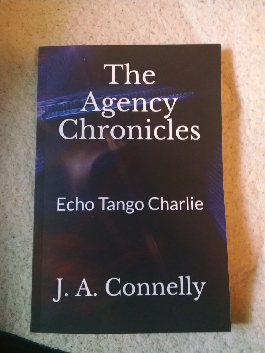 AgencyChronicle's tweet photo. The first printed copy of my book! #theagencychronicles #echotangocharlie #justwrite #excited #lovemybook #amazonkindle https://t.co/M6eVbOj5fD