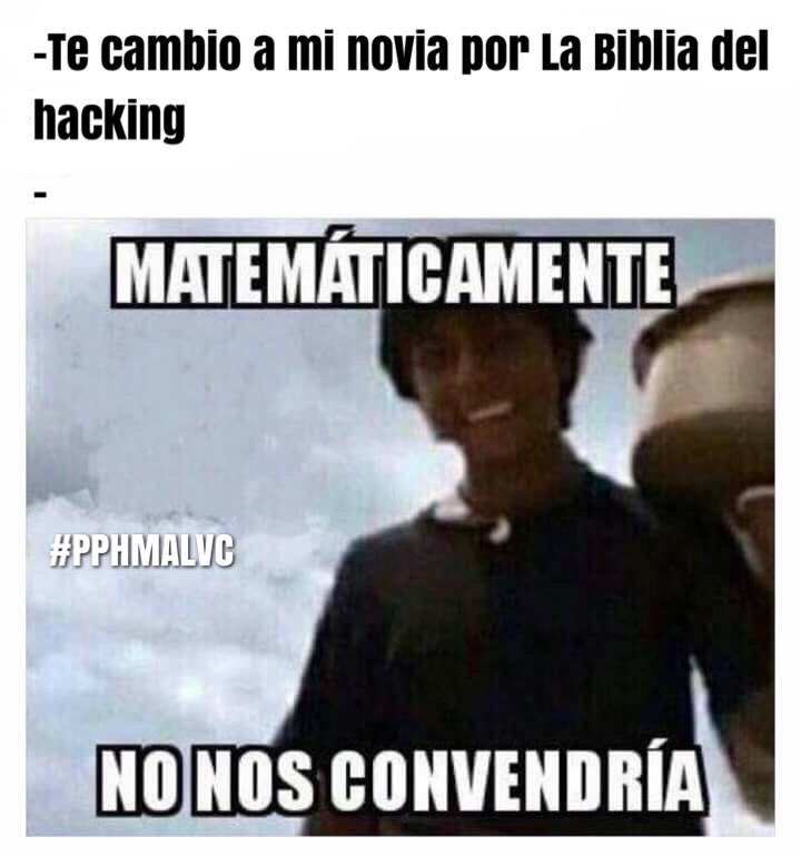 hacking_mexico's tweet image. #labibliadelhacking
#hackingmexico