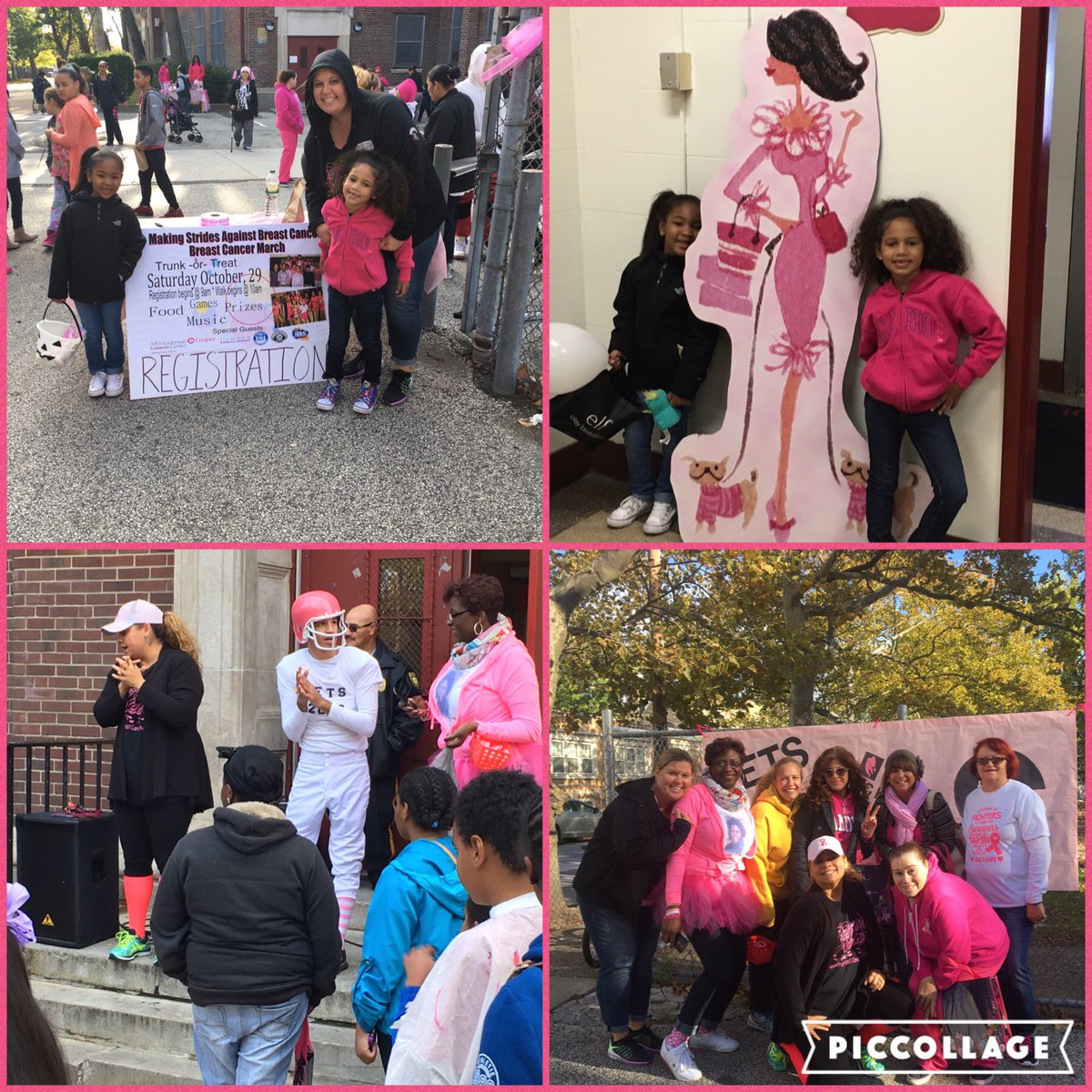 VetsSchool's tweet photo. The  VETS breast cancer awareness march was a SUCCESS!!! Thanks to all who donated or volunteered their time and walked!! https://t.co/BwJmWCd1XG