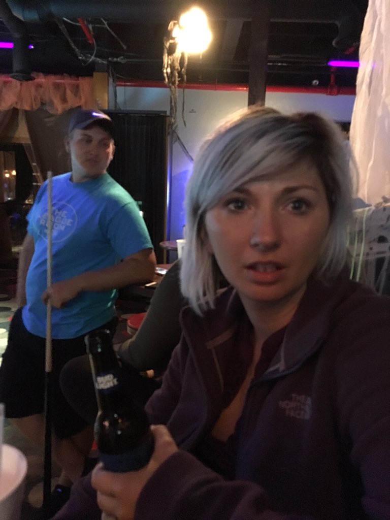 "Lets auction something"  she says.