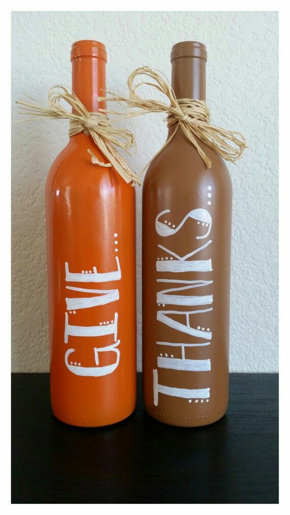Time2ReWine's tweet photo. Always sad to see could an empty wine bottle. Why not dress it up for the coming holidays? #winebottledecor #reuse https://t.co/oS0fCHgZA1
