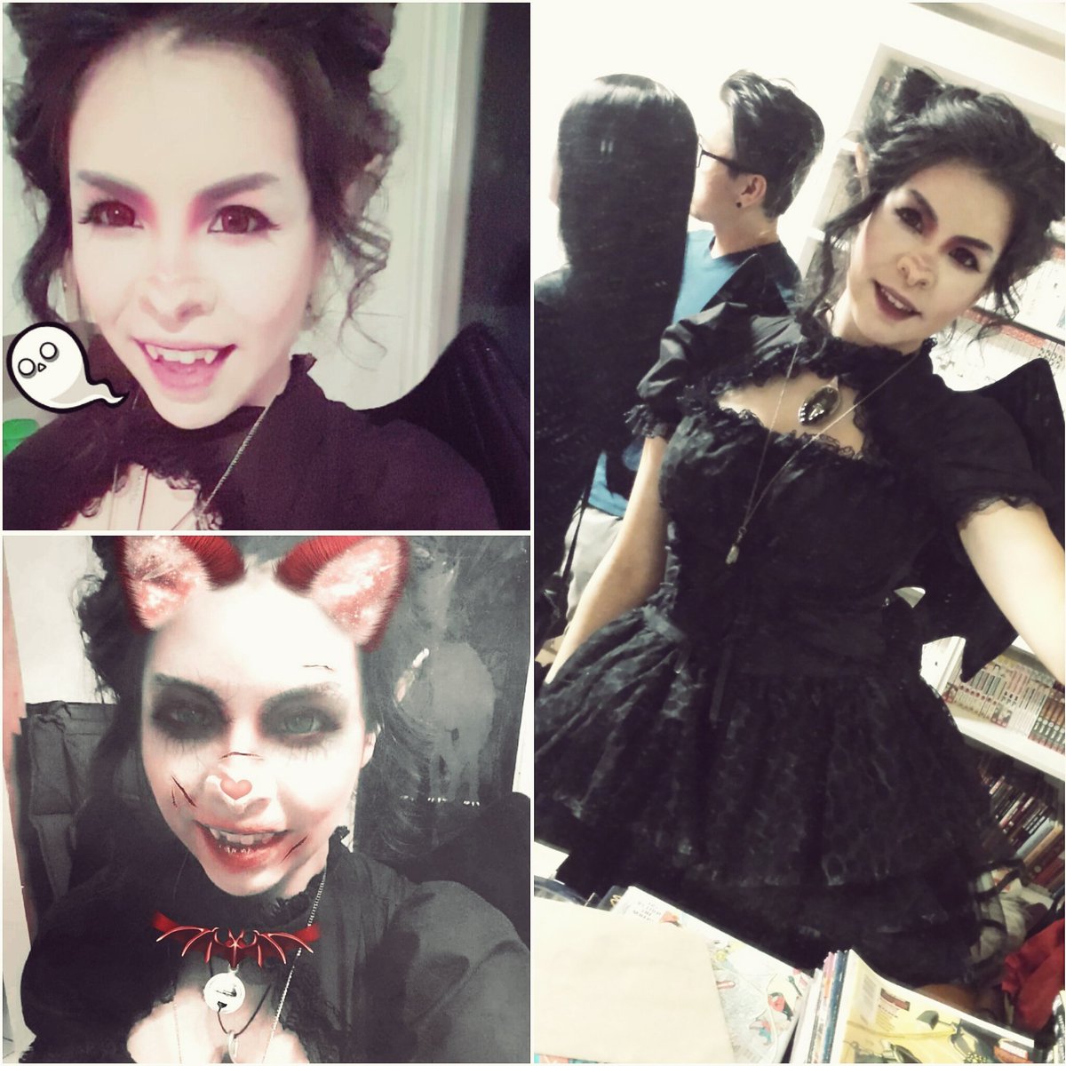 kristiclesgg's tweet photo. I was Batman for Halloween and no one can tell me different #skree #imightcarryrabies #fiteme #illbiteyou #lolita #fashion #spoopy #scary https://t.co/x4lHtpn8Ed