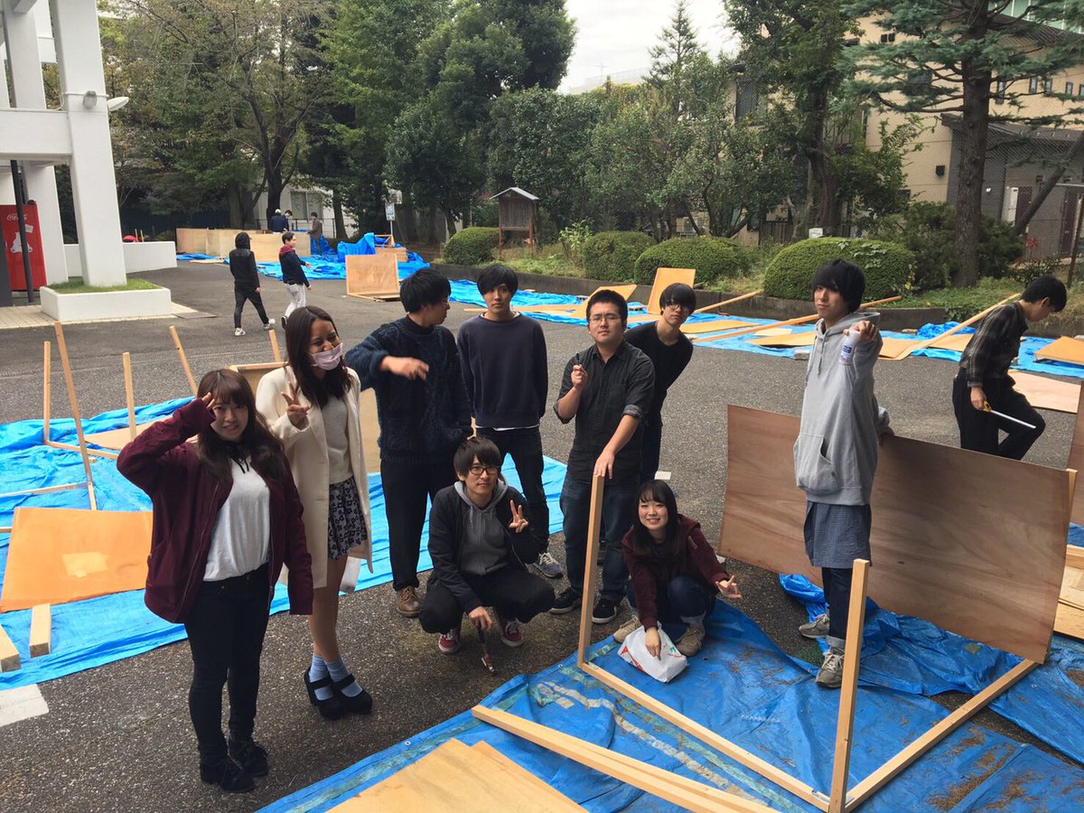ハッピーハロウィンだズン🎃👻
昨日は文実メンバーで仲良く屋台作りしたズン！
祭りが近いズンね〜♪
こういうのってなんだか青春ちっくだズンで楽しいズン😆🍀

ユカタンドッグの作る練習もしないといけないズン…😵🍳

Aステ通しリハ、文実メンバーも頑張っていたズン✨
応援よろしくズン！