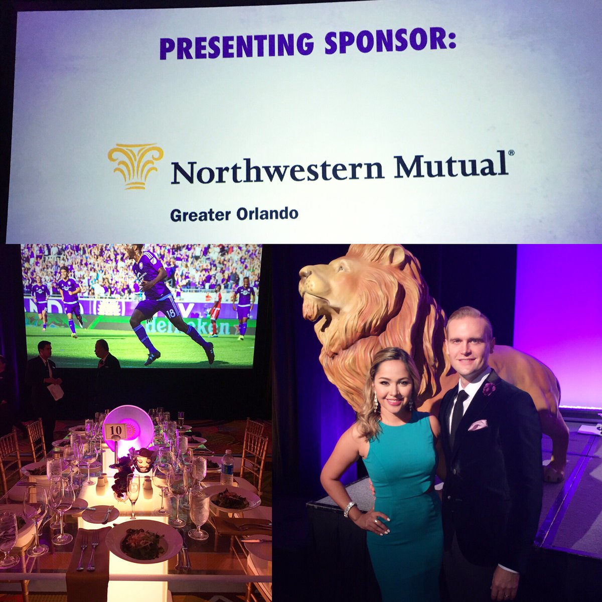 Orlando city awards Gala, excited to help our city's youth #Northwestern