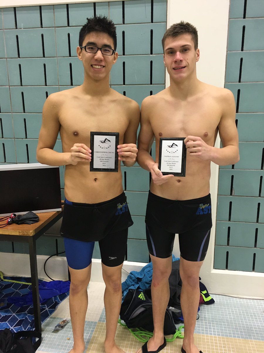 TjhHarris's tweet photo. #DHSSwim-Excellence in the pool & in class. Academic Award for best overall GPA. Congrats Chris & Nathan-All Conference! GO LYNX!πππ https://t.co/RfZ4Q8ceMQ
