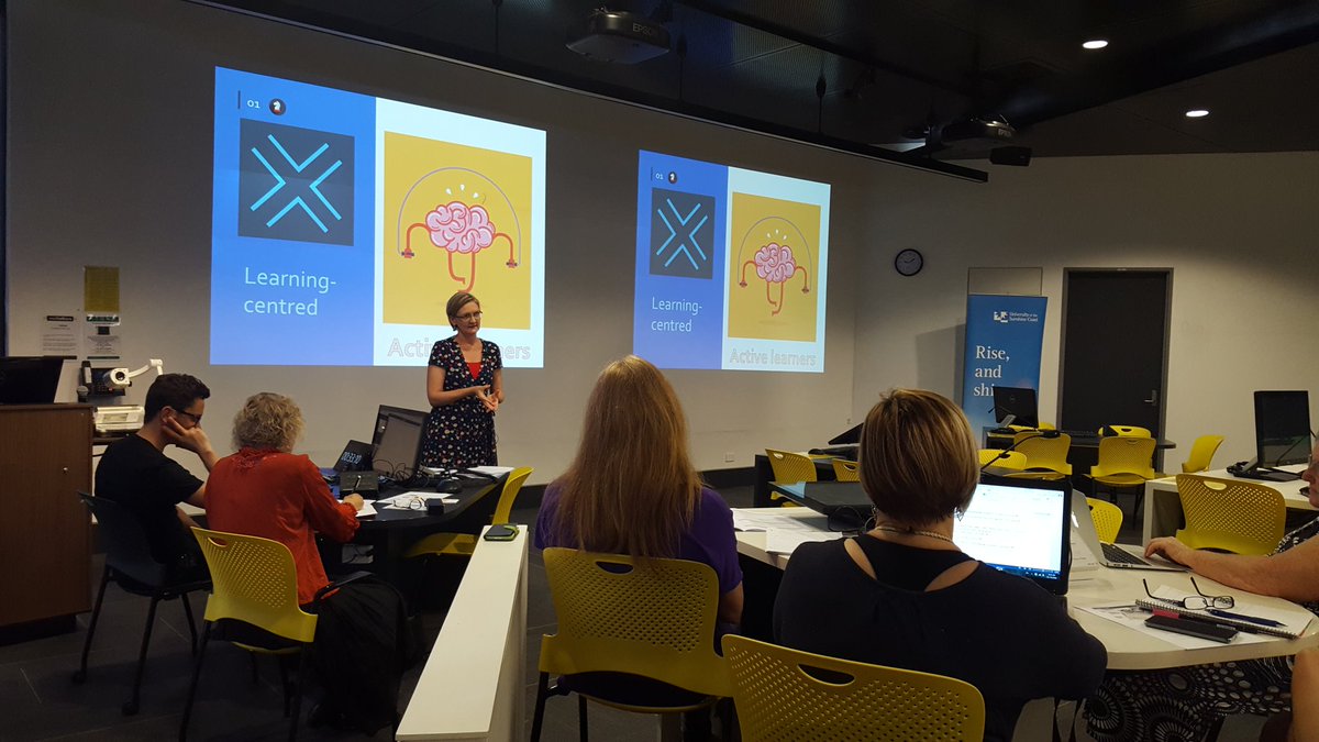 #USCLTweek2016 : Kylie outlining the curriculum design principles- shaping good practice!