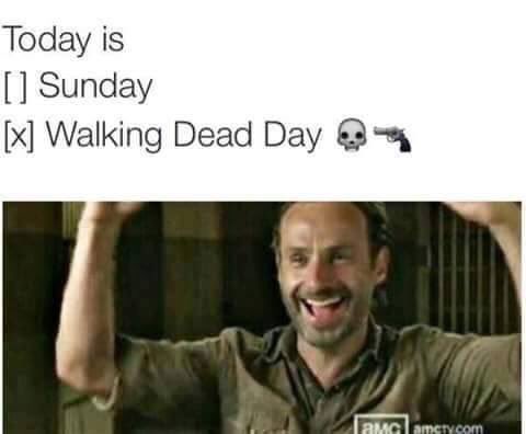 Happy walking dead day you lovely bunch! #TheWalkingDead
