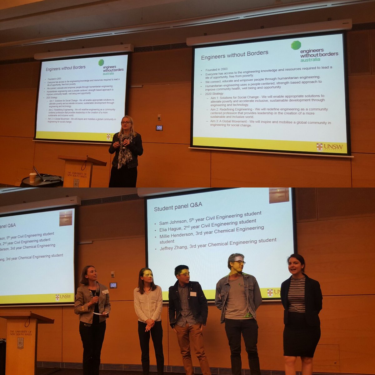 ArashZamyadi's tweet photo. .@UNSWEngineering #teaching humanitarian engineering &amp; opportunities for students @ritahen7 @UNSW #teaching #learning forum https://t.co/OI0I1k6ILW