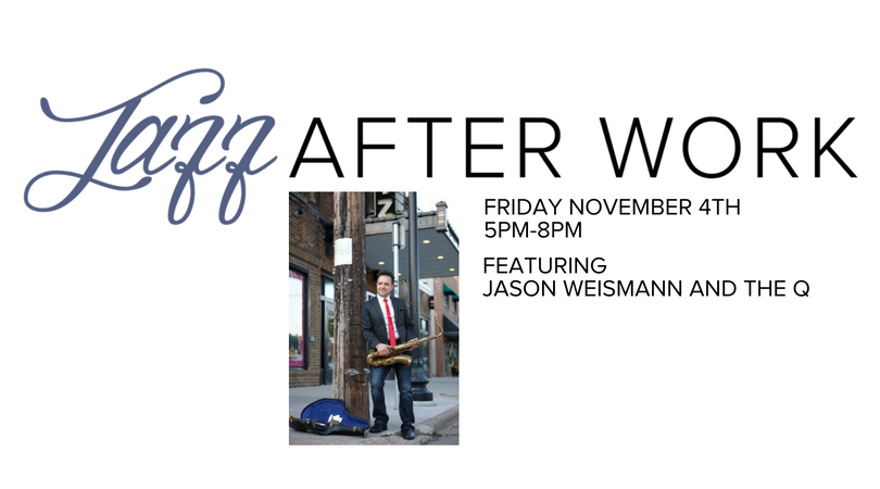 BarreMPLS's tweet photo. Every Friday, we've got #jazzafterwork and coming up, we've got Jason Weismann and the Q! https://t.co/vwKIci3esM