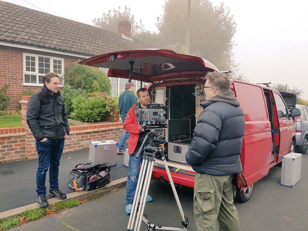 SeeingHimFilm's tweet photo. Pickup day completed! #workedoursocksoff #indiefilm #filmmaking #shortfilm #love https://t.co/BeG7vvS8an https://t.co/T6iA5XvVak