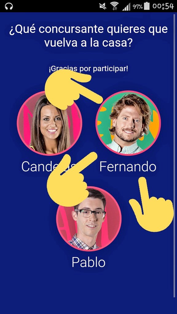 senra00's tweet photo. #DBT8GH17 #RepescaFer !! Tiene que entrar Fer en la repesca! Todo el mundo a votar a topeee!!! #RepescaFernando 👇👇💪 https://t.co/sa3PTmffPJ