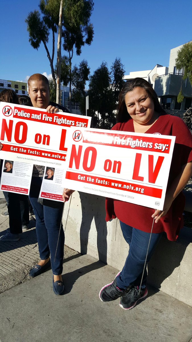 Oppose_LV's tweet photo. We had a busy weekend getting the word out to Santa Monica about voting #NOonLV! Only 9 more days until election day https://t.co/eoCCljqLSq https://t.co/Qh1RL1HIcf