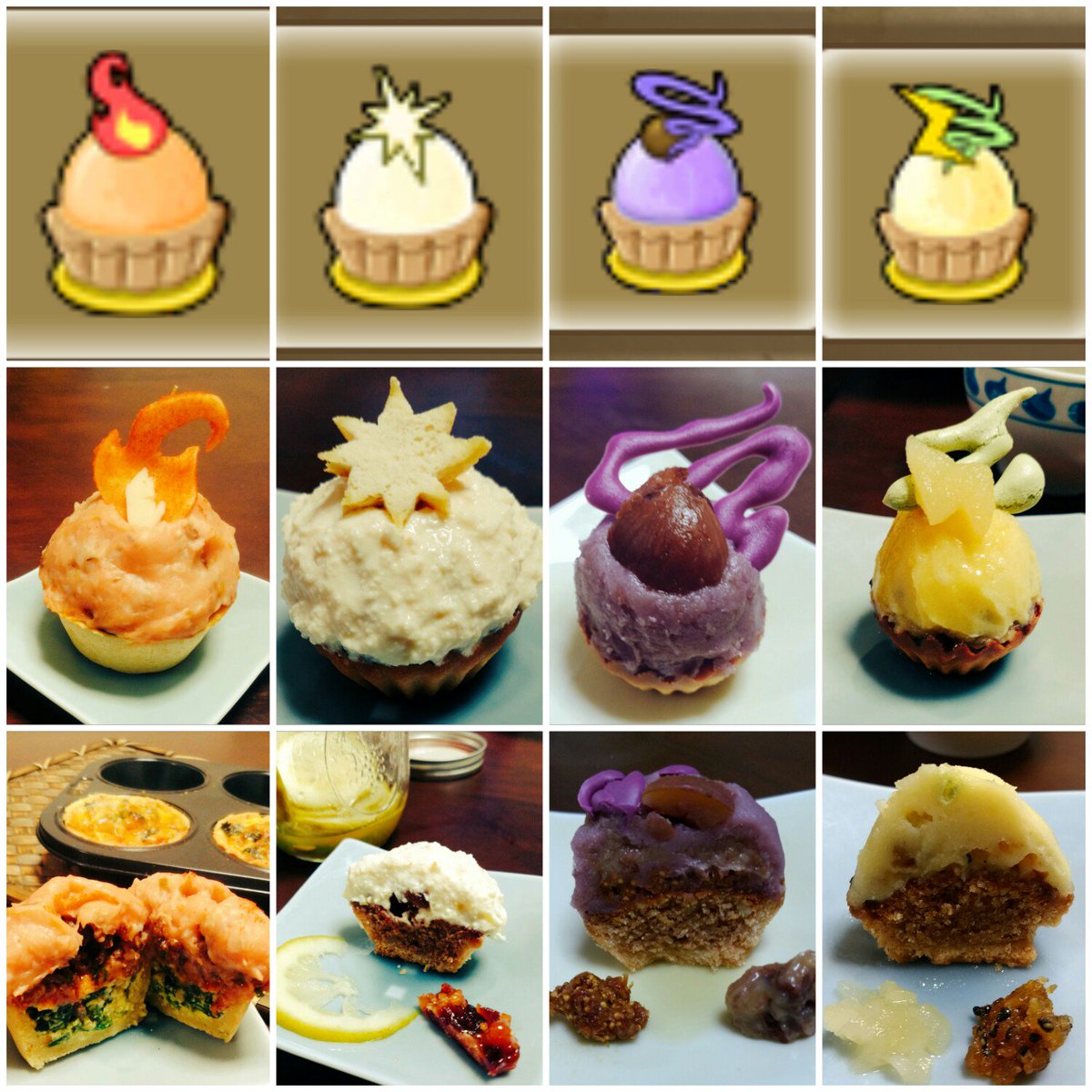 レイティー No Twitter 一昨日までのタルト画像更新 右の古い方からストームタルト ダークタルト ライトタルト ファイアタルト 応募規格外からコンテスト支援です 皆様の写真がクオリティ高すぎるぅっ Dq10 Dq10写真コンテスト 食欲の秋