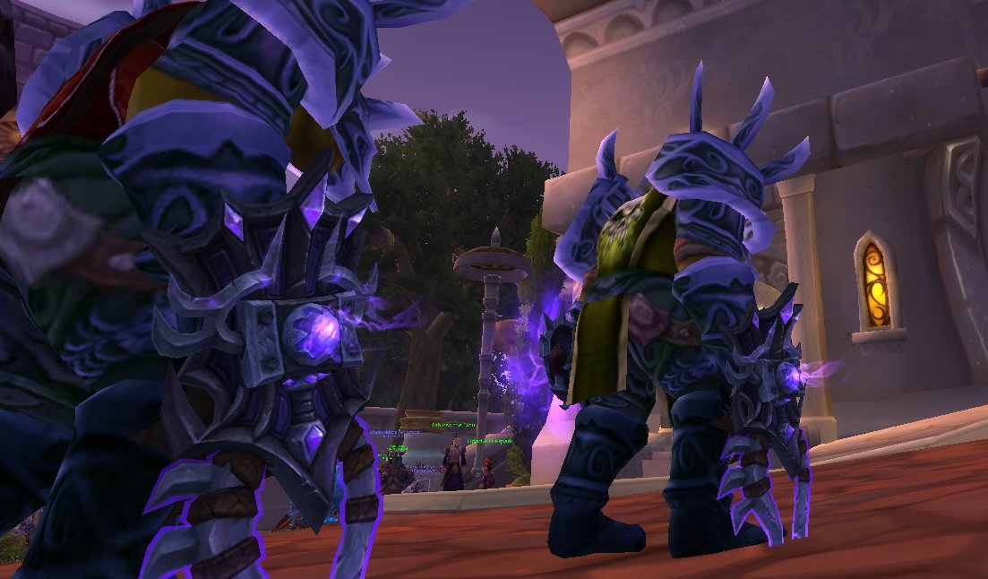 Buster_of_Fuzz's tweet photo. My shammies got their #PVP artifact skins! #warcraft #legion #wtf #dualboxing https://t.co/m2RlvooJWa
