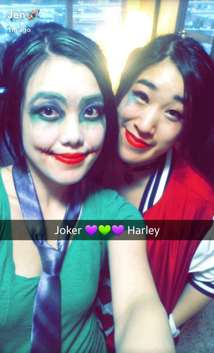 2BrokeAznGirls's tweet photo. Joker and Harley are at it again. #paintthetownred https://t.co/JsYDVbd7Wd
