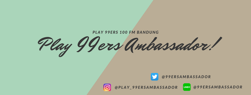Yuk 99ers buat kamu yang ingin tau atau lebih deket sama kita bisa di follow sama add sosmed kita ya:D fb.me/99ersAmbassador  di like ya:D