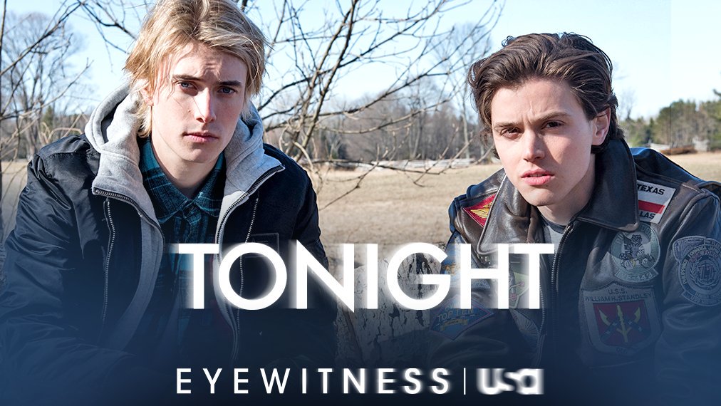 StryTelrsUnited's tweet photo. SO EXCITED to see the new episode of #Eyewitness on @USA_Network   TONIGHT at 10pm! Who will be watching with us? #lgbtq #lovewins https://t.co/UxDcYM6G5g