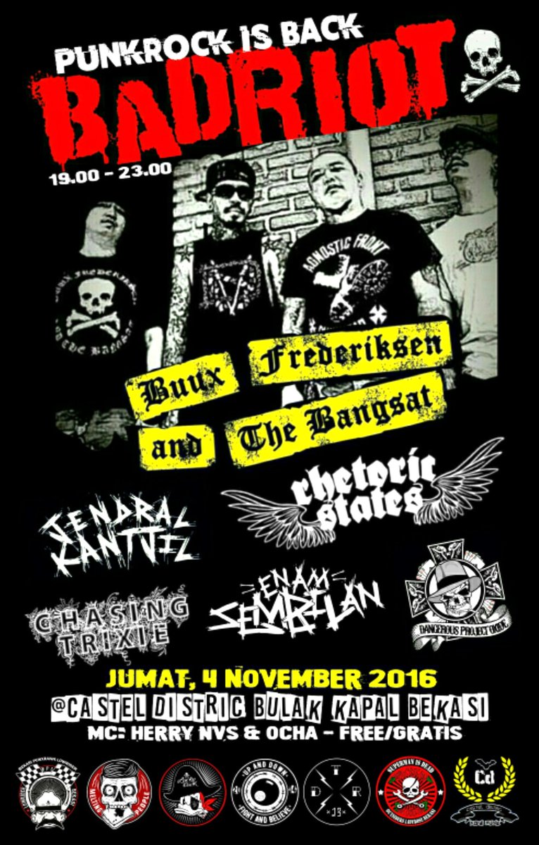 Datang dan Ramaikan. Jumat, 4 November 2016, at Castel Distric Bulak Kapal Bekasi. Free/Gratis, Jam 8 Mlm