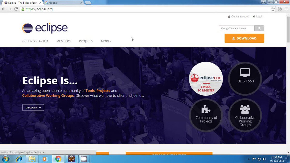 MCTTRAIN1's tweet image. #E_learning #java_fundamentals #Java_programming Java Tutorials fundamental-003 Installation of Eclipse IDE and JDK bit.ly/2eq0ECQ