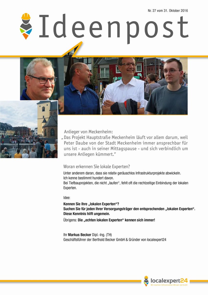 localexpert24's tweet photo. #ideenpost #lokaleExperten #digitalisierung #infrastruktur #zukunftsfähigeInfrastruktur #Tiefbau https://t.co/DBbjraA9aO