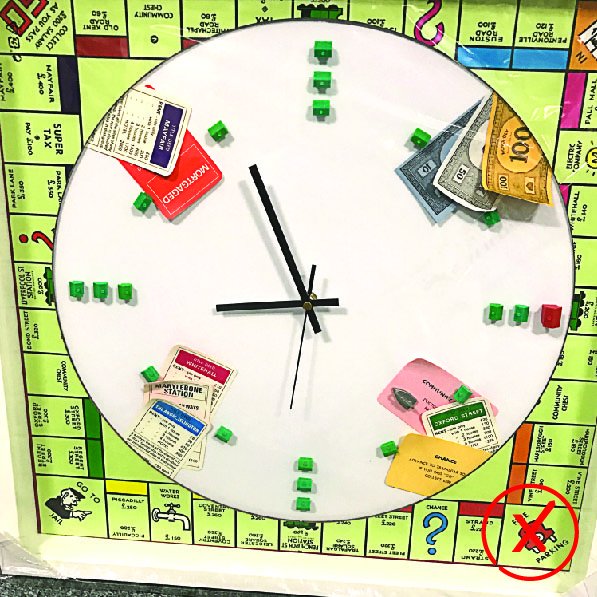 toxclox's tweet photo. tox clox Stall #toxclox #bespoke #clock #upcycled #mk #CreationCraft Davan Exhibitions #miltonKeynes #monopoly #games #wood https://t.co/IydvdLHZev
