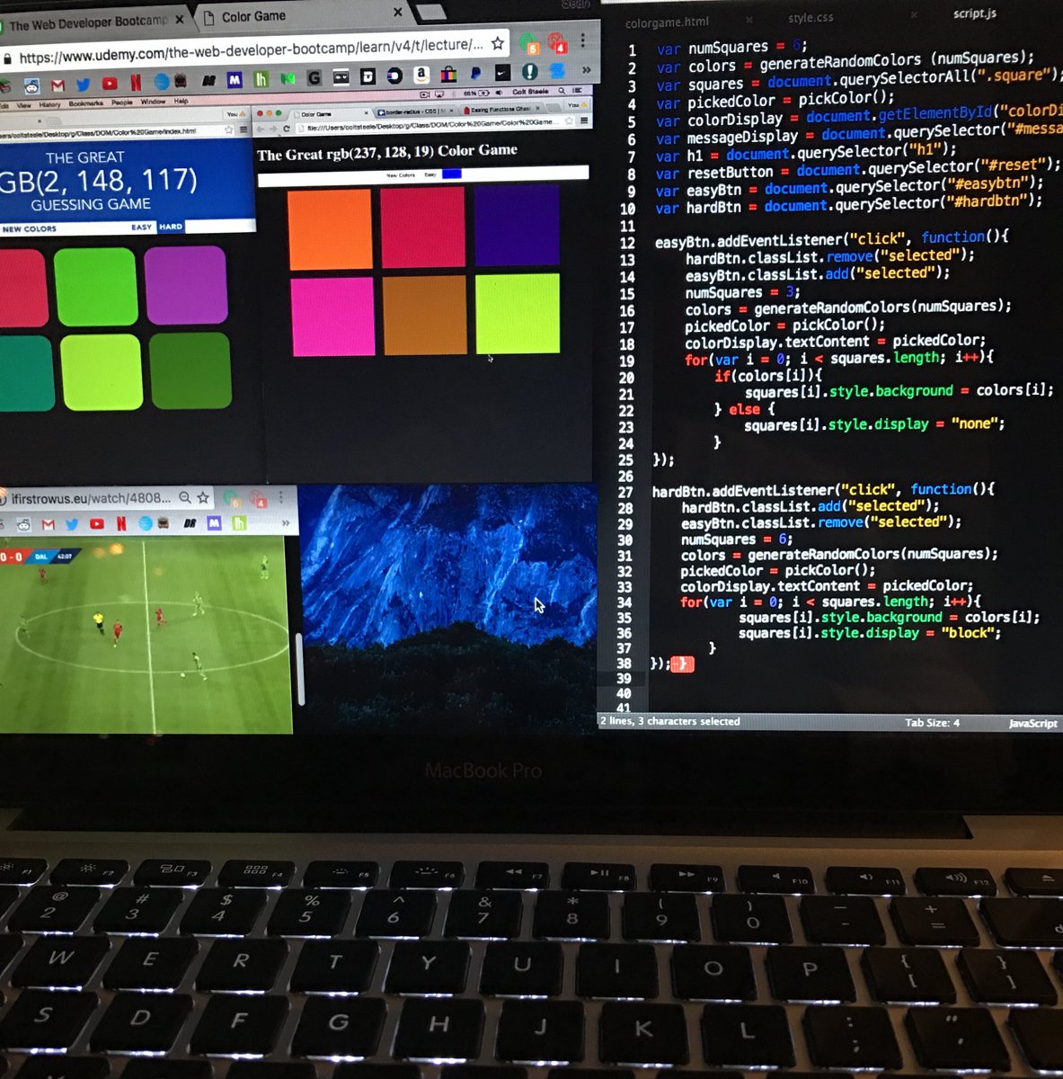 codewinter16's tweet photo. currently▶️ #javascript and @FCDallas game 💻⚽️ #learntocode #DTID #codewinter https://t.co/6OsX1V3fHE