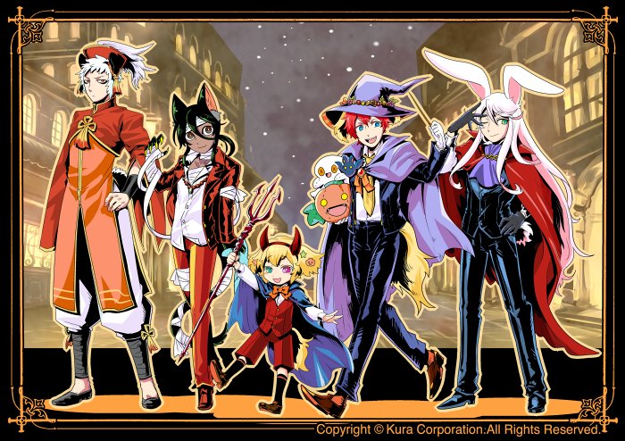 今日はハロウィンだね！ だからちょっと仮装して、特別な姿でお祝いし