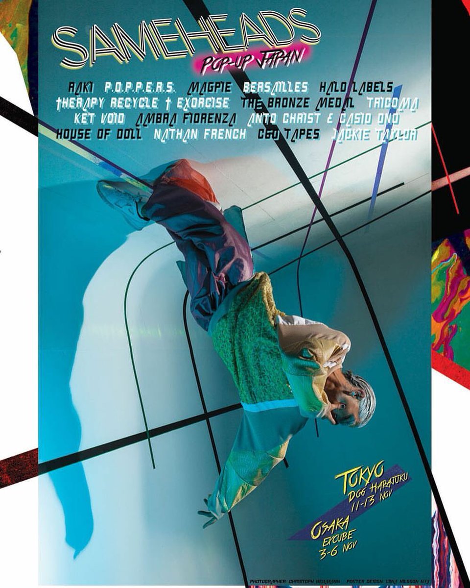 yokouchi78's tweet image. #SAMEHEADS pop-up tour in Japan�後仕上げでボタン付けのコラボして頂き制作完了！大阪編 at excube_SHOP/GALLERY 11/3(Thu) to 11/6(Sun)
東京編 at Dog 11/11(Fri) to 11/13(Sun)