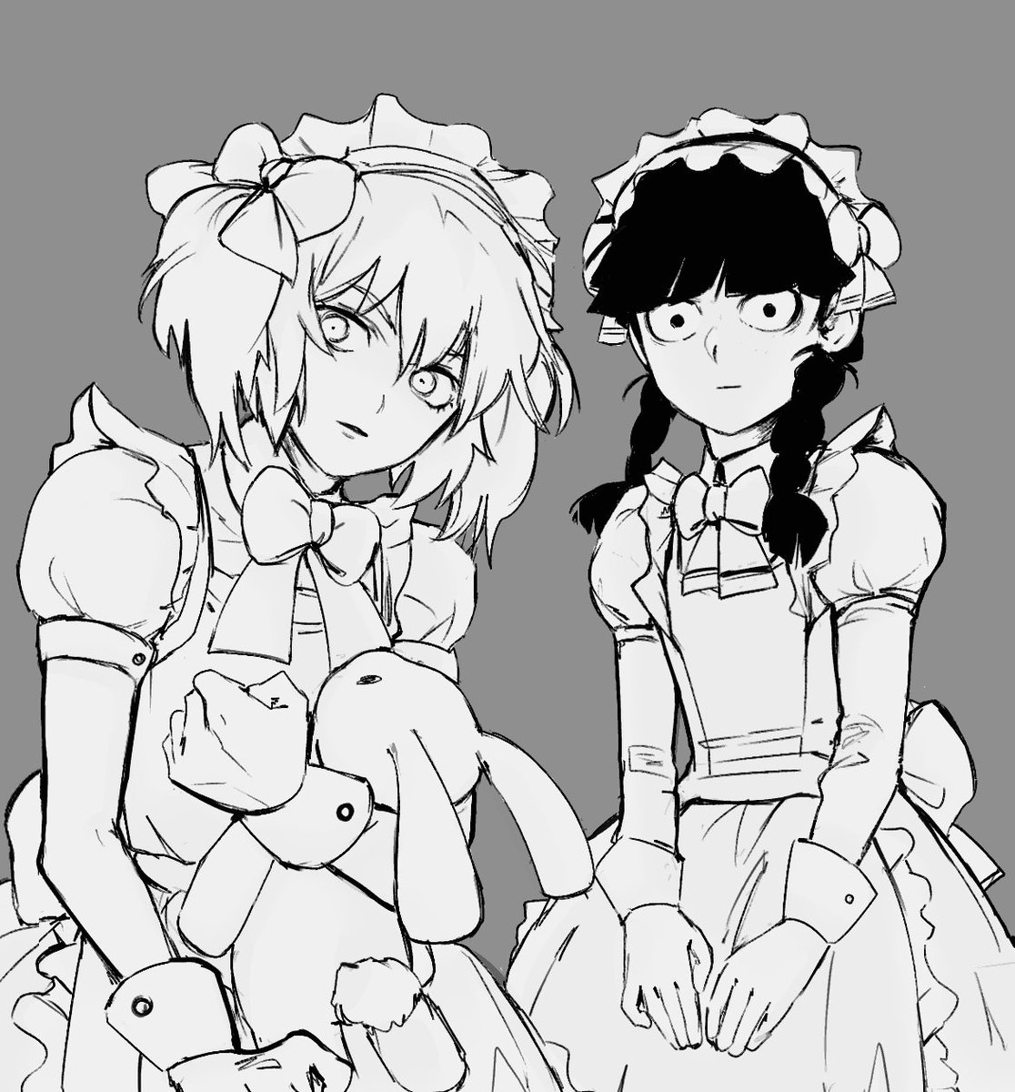 I doodled some more maids! 