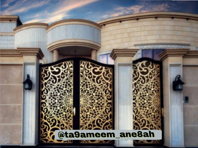 تصآميم أنيقة on Twitter "كت أبواب درابزين شبابيك قبة بارتشن 