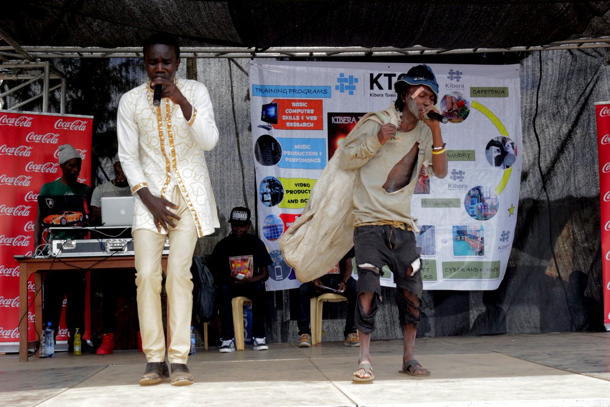 HNP_KTC's tweet photo. Kibera Talent Search brings out the best #kiberatowncentre @CNconnienielsen @ArtSpaceKE @unhabitatyouth  @jmbulikah @HomeboyzRadio https://t.co/CNuhcR7Pnd