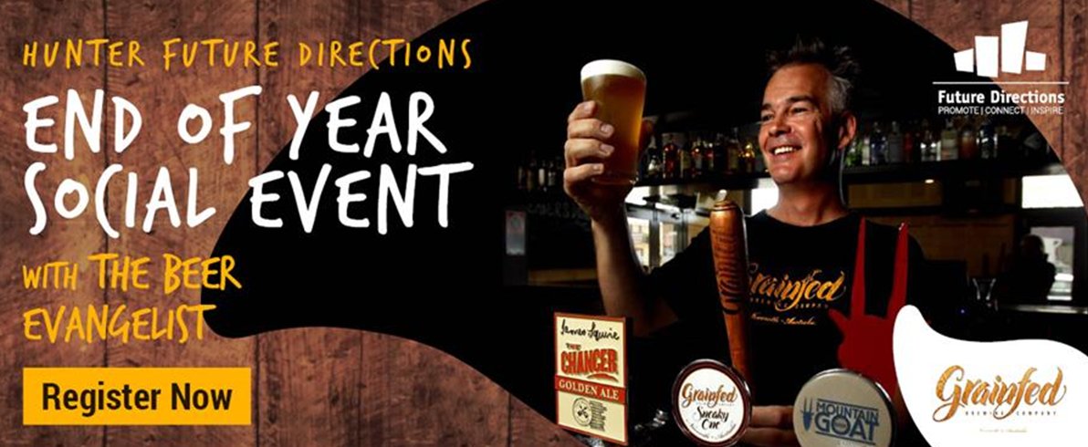 Andrew Fletcher (@afletcherhunter) on Twitter photo Hunter FD's EOY Celebration with <a href="/grainfedbeer/">Grainfed Brewing Co.</a> Beer Evangelist will sell-out. REGISTER NOW at . . . propertycouncil.com.au/EventDetail?Ev… Hunter FD's EOY Celebration with <a href="/grainfedbeer/">Grainfed Brewing Co.</a> Beer Evangelist will sell-out. REGISTER NOW at . . . propertycouncil.com.au/EventDetail?Ev…