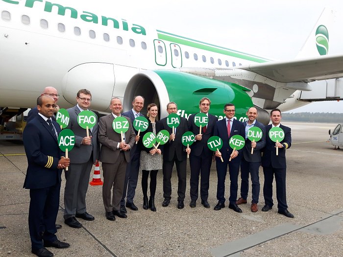 blacksheeppr's tweet photo. Germania strengthens network with new Nuremberg base &amp; more aircraft in Erfurt-Weimar &amp; Muenster/Osnabrueck https://t.co/tEmHU3MoIc https://t.co/PbKdRlGsFp