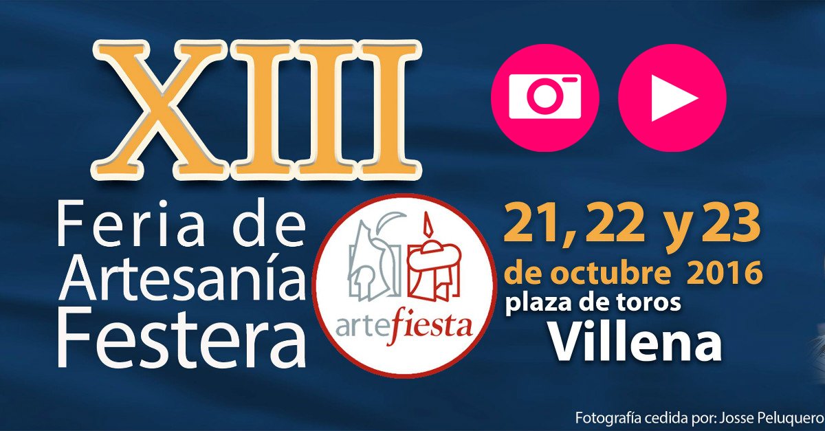 Galería Multimedia Artefiesta 2016.
Fotografías y vídeos de esta edición.
artefiesta.villena.es/galeria-multim…
#Artefiesta16 #Villena #Morosycristianos