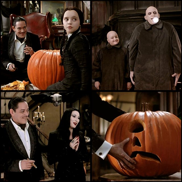 Emma_LGH's tweet image. Halloween shenanigans with the Addams Family in 'The Addams Family' movie (1991).