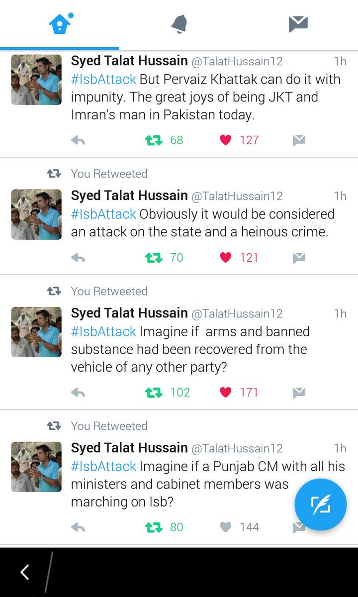ckadnan's tweet photo. #IsbAttack pervez khattak is a terrorist.. imran khan will never succeed in his evil plan in islamabad. Sharam kro haya kro https://t.co/LK0kqsedtV