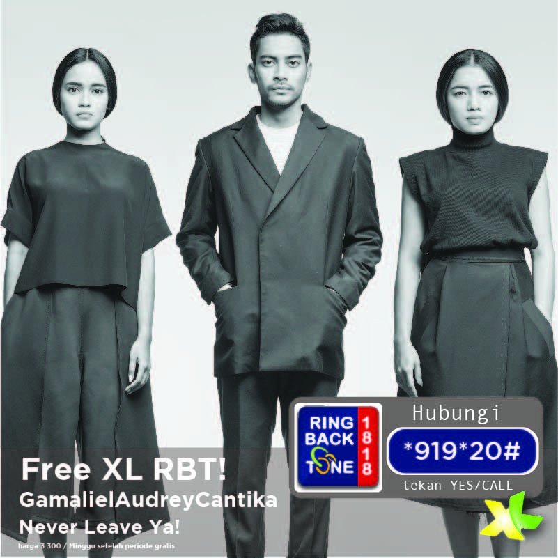 Yuk aktifkan RBT "Never Leave Ya" dari <a href="/GAC_music/">Gamaliél Audrey Cantika</a> gratis!

Caranya, hubungi *919*20#