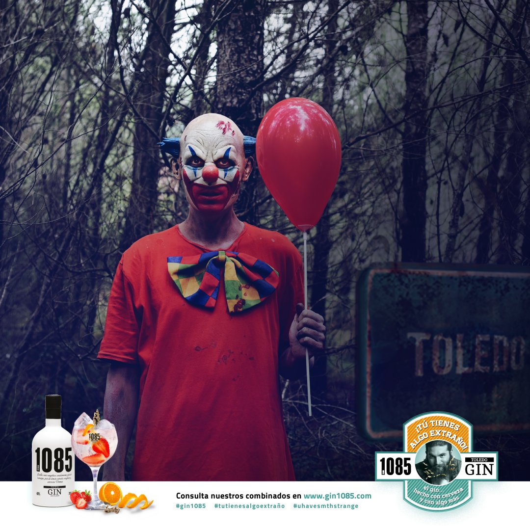 No te dejes asustar... #halloween ya está aquí. ¿Lo sientes? #gin1085 #tutienesalgoextraño #uhavesmthstrange