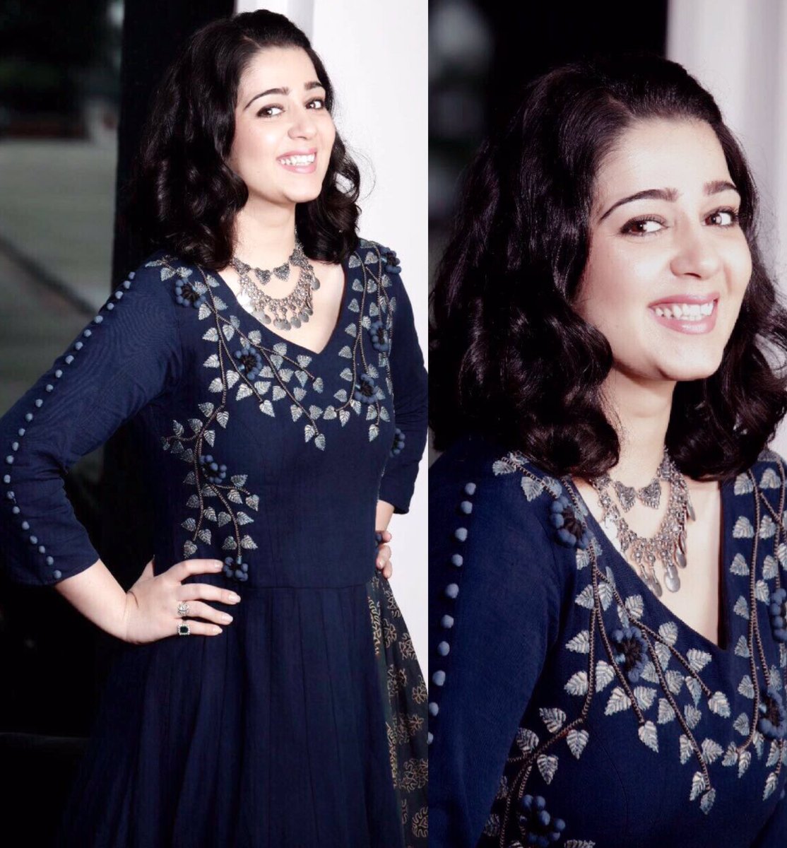geetikachadha's tweet photo. Effervescent @Charmmeofficial in #shrut&pret 👗by @StoreAnonym,@Forever21 neckpiece for Memusaitham Day1 #handloom💙 https://t.co/75PPJtYT6Z