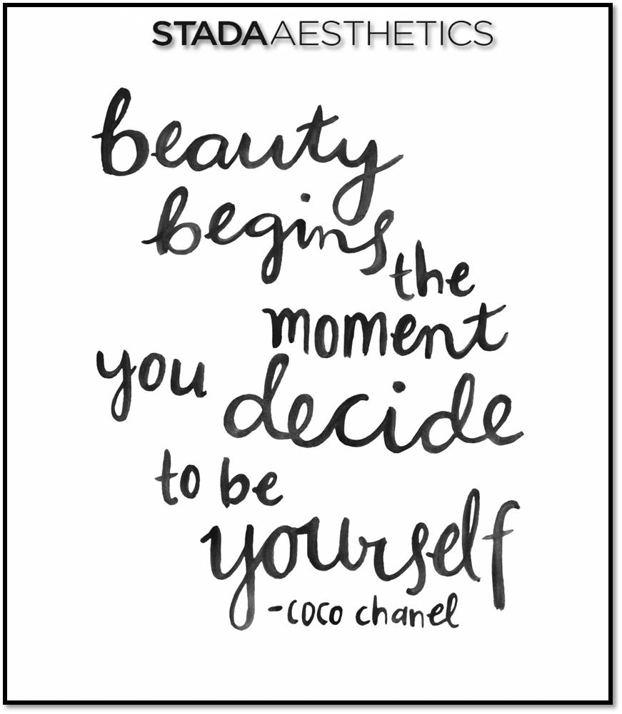 StadaAesthetics's tweet photo. Always be yourself! #beauty #from #within https://t.co/othrG4A48Z