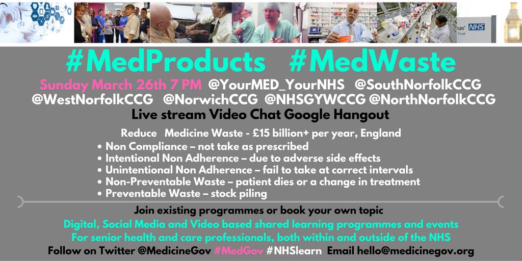 CancerEquity's tweet photo. #MedWaste digital #NHSlearn programme
Contact @MedicineGov find out how you can get involved
#NHS #Pharmacy #Medicine #Drugs #Carter https://t.co/URDJmC7jtj
