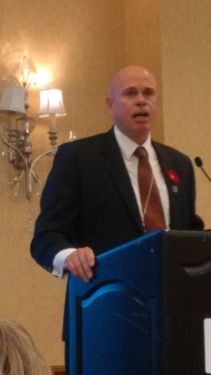 pothiehj's tweet photo. Chief Blais speaking at NSWMH&amp;PTSD Conference, Leadership in Times of Healing https://t.co/Zzp35uu71R
