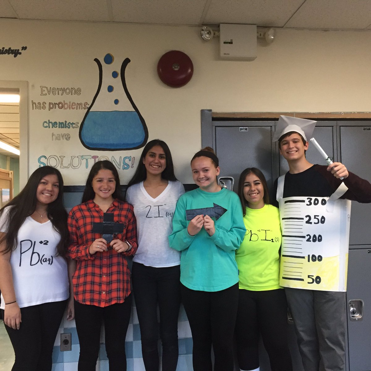 AP Chem celebrates Halloween!!#mineolaSOhalloween11