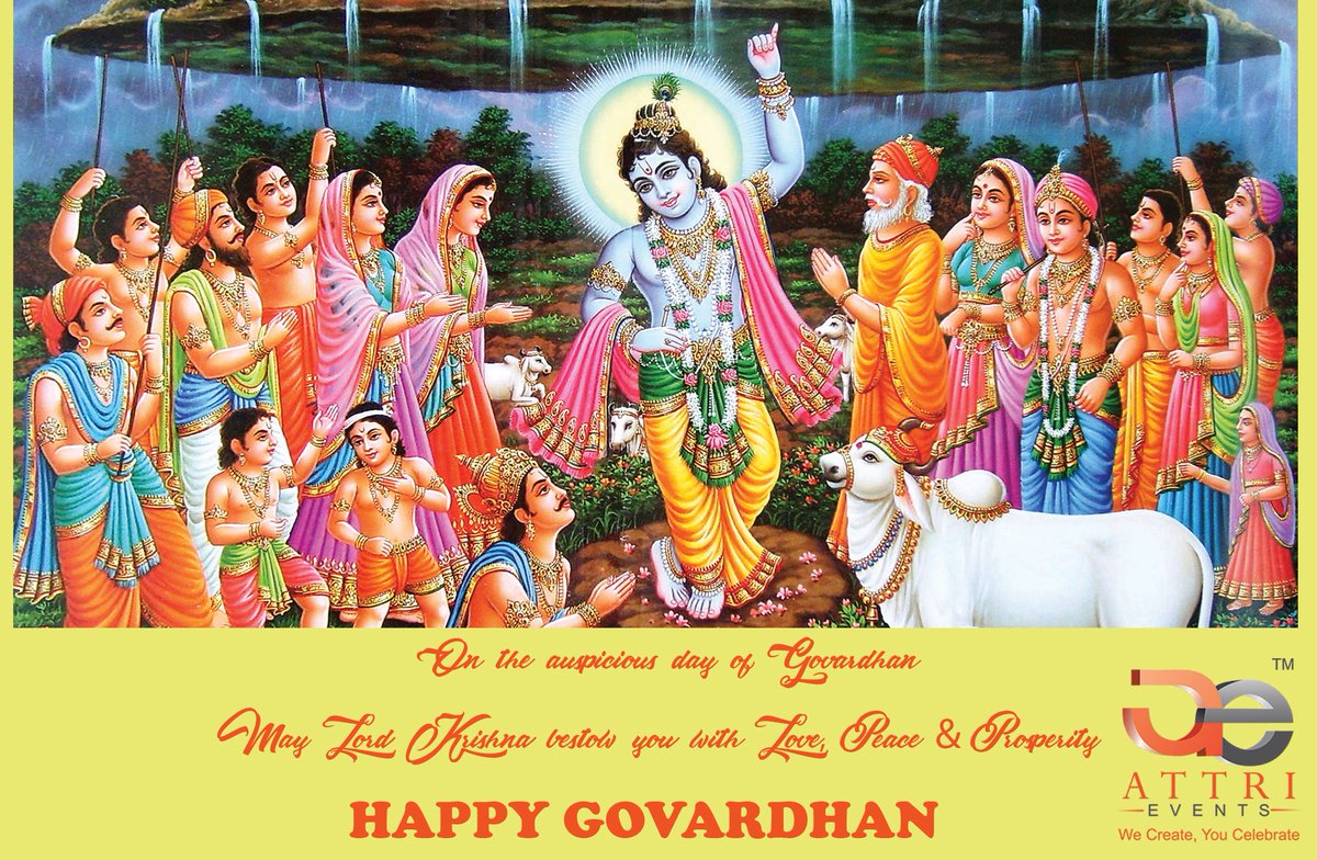 attri_events's tweet photo. #govardhanpooja #LordKrishna #love #peace #prosperity #bestwishes from #attrievents #happygovardhan #attrievents.com https://t.co/oN2z9GwLGx